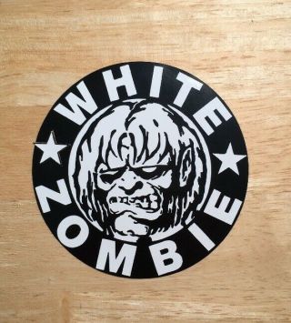 White Zombie Sticker