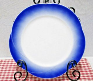 Richard Ginori (italy) Sfumato Blue Nuvola Shape,  12 " Dinner / Charger Plate (s)