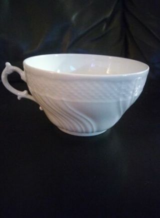 Richard Ginori - Oversized Cup And Saucer - Bianco White Vecchio - Lovely