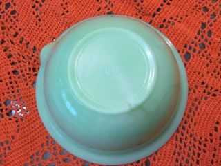 Vintage 1930’s McKee Jadeite Green Thick rim 7” Batter mixing bowl 2