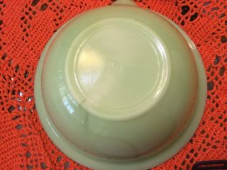 Vintage 1930’s McKee Jadeite Green Thick rim 7” Batter mixing bowl 4