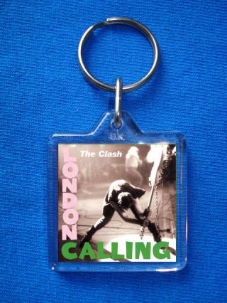 The Clash - London Calling Keyring Punk Rock Sex Pistols Stranglers Joe Strummer
