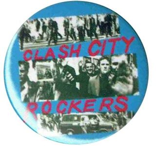 The Clash City Rockers Front Cover 1 Inch Pin Badge
