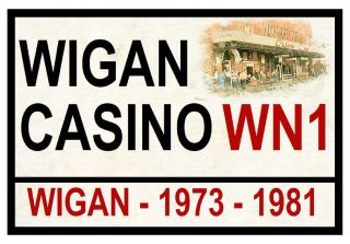 Wigan Casino - Street / Road Sign - Souvenir Novelty Fridge Magnet - Gifts -