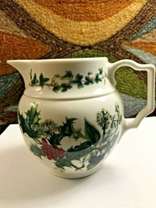 Portmeirion Christmas Porcelain The Holly And The Ivy Pitcher