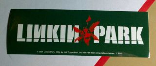Linkin Park Green Reanimation Case Amp Board Sticker
