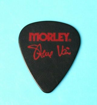 Steve Vai // Concert Tour Guitar Pick // Morley Black/red Alcatrazz Whitesnake