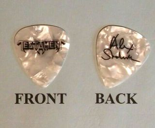 Testament Band Logo Alex Skolnick Signature Guitar Pick - W1