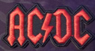 Ac/dc Patch Heavy Metal Embroidered Patch Biker Crust Punk Bon Scott Angus Young