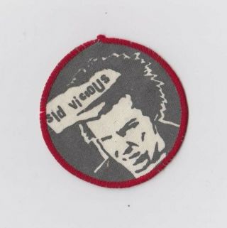 Sid Vicious Rare Vintage Patch - Sex Pistols