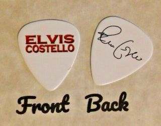 Costello - Elvis Costello Band Logo Signature Guitar Pick - (w)