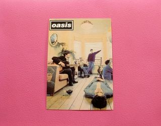 Oasis Official Postcard Not Patch Shirt Lp Uk Import