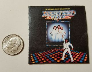 Miniature Record Albums Barbie Gi Joe 1/6 Playscale Saturday Night Fever Disco