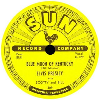 Sun Records Elvis Presley Blue Moon Of Kentucky Vinyl Sticker Buy 2 Get 1