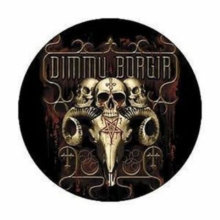 Dimmu Borgir 1 - Inch Badge Button Pin Skulls Logo Official Merchandise
