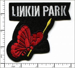 Linkin Park Iron On Patch 3.  7 " X 3.  4 " Patch Rock Band