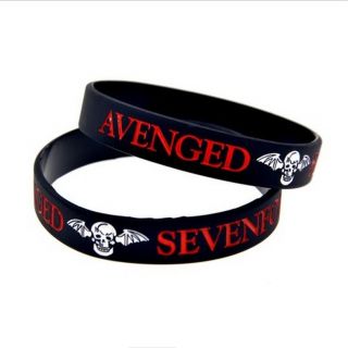 Avenged Sevenfold Silicone Rubber Wristband Bracelet Jewelry Gift 1pcs