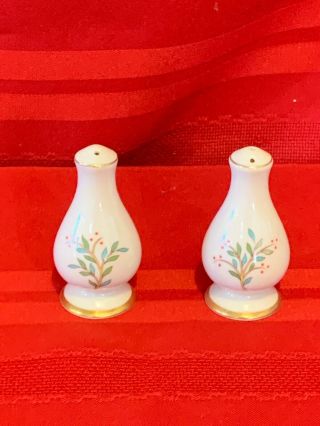 Franciscan China California Fremont Pattern Salt And Pepper Shakers Ao