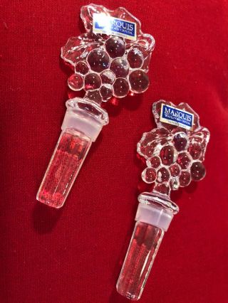 Waterford Crystal Wine Stoppers Grapes