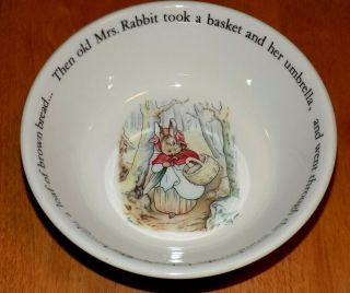 Peter Rabbit Wedgwood Warne Classic Beatrix Potter Old Mrs Rabbit 
