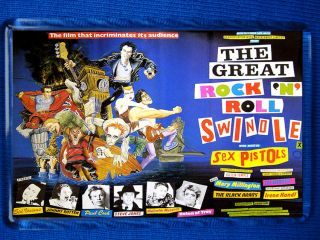 The Sex Pistols - Swindle Poster Fridge Magnet Stranglers