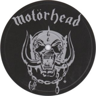 Motorhead - Iron Fist.  Record Label Vinyl Sticker