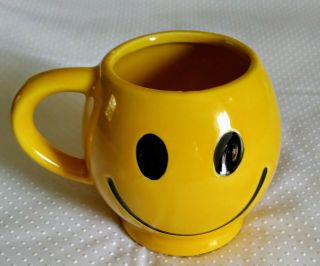 Vintage Mccoy Smiley Happy Face Mug Coffee Cup 1970 