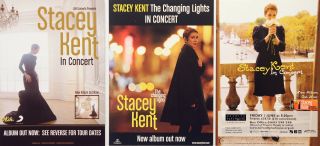 Stacey Kent Tour Flyers X 3 - 2018 I Know I Dream - Changing Lights - Dreamer