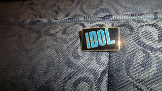 Billy Idol Vintage Logo Metal Enamel Pin