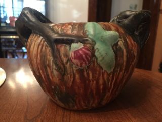 Vintage Weller Pottery Warwick Vase With Label
