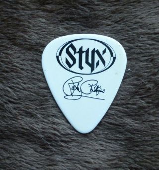 Styx Authentic Ricky Phillips 2006 Tour Guitar Pick Pic The Babys Bad English