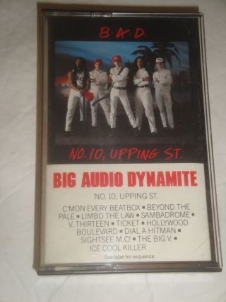 Big Audio Dynamite The Clash No 10 Upping Street Cassette Tape Promotional 1986