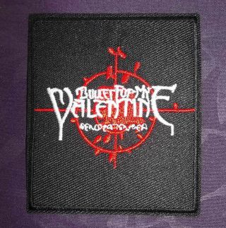Bullet For My Valentine Patch Heavy Metal Biker Punk Diy Rectangluar