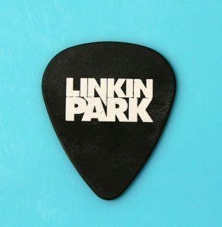 Linkin Park // Joe Hahn 2007 Tour Guitar Pick // Black/white