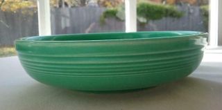 Vintage Small F Fiestaware Green Cereal Bowl 6.  5 " No Rim