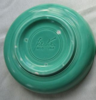 Vintage Small f Fiestaware Green Cereal Bowl 6.  5 