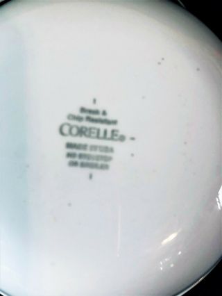 CORNING CORELLE CLASSIC CAFE BLACK CEREAL BOWLS,  SET OF 2 5