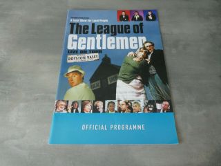 The League Of Gentlemen Live Concert Tour Programme