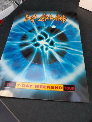 Def Leppard 7 Day Weekend 1992 Tour Programme