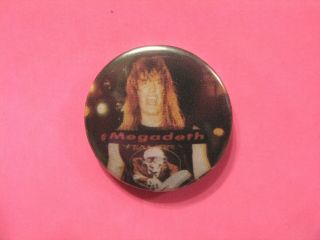 Megadeth Vintage Button Badge Pin Not Patch Shirt Lp Cd Poster Uk Import