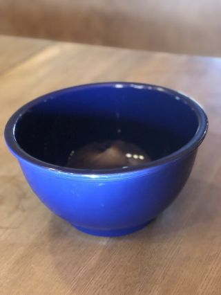 Fiestaware Vintage Cobalt Blue 10.  5” Nesting Bowl