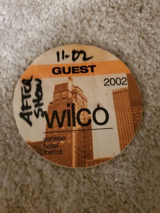 Wilco Tampa Guest Pass From Legendary Yankee Hotel Foxtrot Tour 2002
