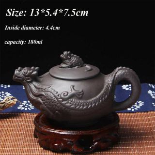 Yixing Tea Set Kung Fu Tea Pot Chinese Dragon Zisha Teapot Ceramic Pot 180ml