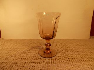 Lenox Crystal Antique Rust Pattern Water Goblet 6 3/4 "