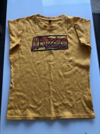 Hot Leg The Darkness Justin Hawkins Ladies Official Tour T Shirt Size L