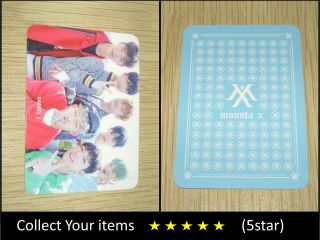 Monsta X 1st Repackage Album Shine Forever Shine Group Official Photo Card
