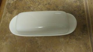 Covered Butter Dish Carefree True China By Syracuse Serene 1/4 Pound Usa Beige