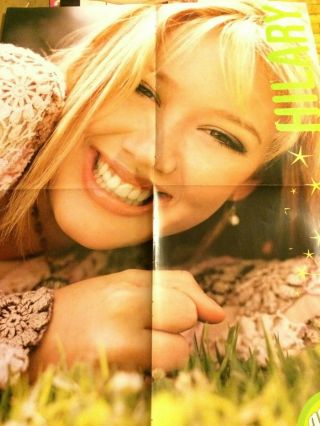 Hilary Duff,  Good Charlotte,  Double Four Page Foldout Poster