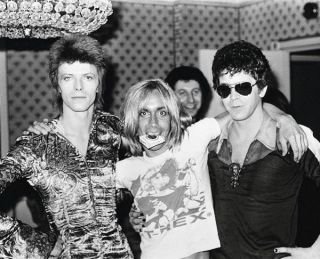 David Bowie,  Iggy Pop & Lou Red Photograph - L2358 - London,  1972 - Image