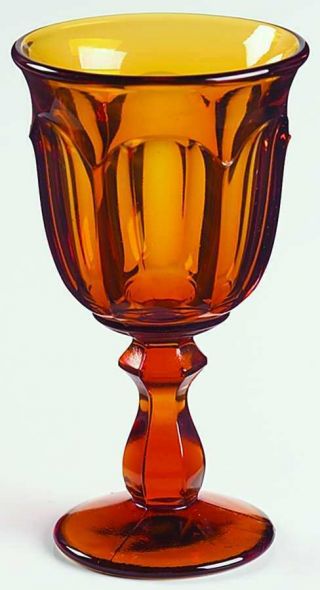 Imperial Glass Ohio Old Williamsburg Amber Wine Glass 237463